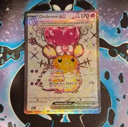 The Pokemon Company Dedenne ex Full Art Holo Ultra Rare Paldea Evolved 239/193 - Image 1