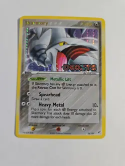 Pokemon TCG English Deoxys Skarmory #26/107 Reverse Holo Stamped - Image 1
