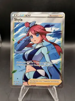 Skyla (Full Art) Ultra Rare Pokemon Shining Fates 072/072 NM - Image 1