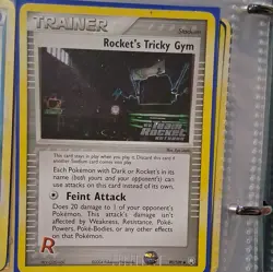 Pokemon Rocket's Tricky Gym EX Team Rocket Returns Holo Stamped Unc 90/109 2004 - Image 1