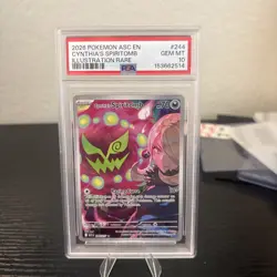 2026 POKEMON ASCENDED HEROES ILLUSTRATION RARE #244 CYNTHIA'S SPIRITOMB PSA 10 - Image 2