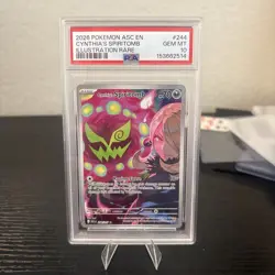 2026 POKEMON ASCENDED HEROES ILLUSTRATION RARE #244 CYNTHIA'S SPIRITOMB PSA 10 - Image 4
