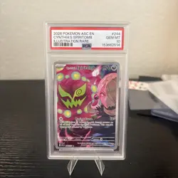 2026 POKEMON ASCENDED HEROES ILLUSTRATION RARE #244 CYNTHIA'S SPIRITOMB PSA 10 - Image 5