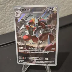 Pokemon Bisharp 143/086 Sv: Black Bolt Illustration Rare Holo NM - Image 1