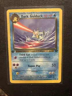 POKEMON TEAM ROCKET DARK GOLDUCK #37/82 UNCOMMON 1ST EDITION LIGHT PLAY - Image 1
