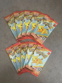 Pikachu 020/M-P McDonalds Promo Sealed Pack x10 -2025 Japanese Pokemon - Image 1
