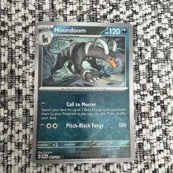 Pokemon TCG Houndoom Master Ball Pattern 063/131 Prismatic Evolutions pck fresh - Image 1