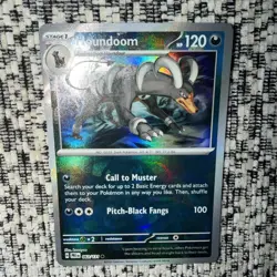 Pokemon TCG Houndoom Master Ball Pattern 063/131 Prismatic Evolutions pck fresh - Image 4