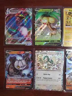 Pokemon 6 Card Lot Holos EX, V And Rare Cards , Great Value Set Building Lot13 - Image 2