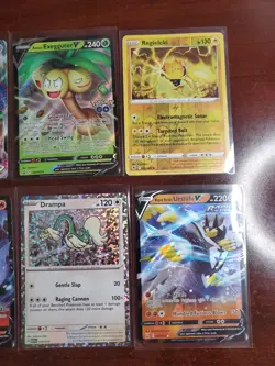 Pokemon 6 Card Lot Holos EX, V And Rare Cards , Great Value Set Building Lot13 - Image 3