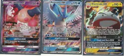 Pokemon 3 RARE Celestial Storm ARTICUNO GX +ELECTRODE GX+ MR MIME GX -HOLO -MINT - Image 1