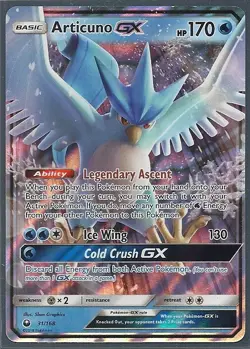 Pokemon 3 RARE Celestial Storm ARTICUNO GX +ELECTRODE GX+ MR MIME GX -HOLO -MINT - Image 3