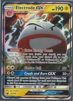 Pokemon 3 RARE Celestial Storm ARTICUNO GX +ELECTRODE GX+ MR MIME GX -HOLO -MINT - Image 4