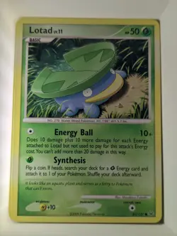 Lotad 81/127 Common Platinum Pokemon Near Mint - Image 1