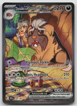Pokemon Arven's Mabosstiff ex Holo SIR SV10: Destined Rivals 235/182 - Image 1