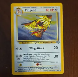 Pidgeot 08/64 Jungle Holo Rare Unlimited English 80 HP 1999 Pokemon TCG - Image 1
