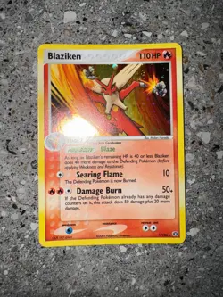 Pokemon TCG Cards Blaziken 1/106 Emerald Holo Rare - Image 3
