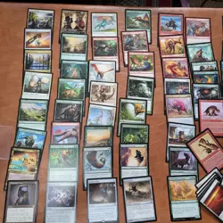 Zacama's DINOSAURS RedWhiteGreen *Complete Commander Deck*- ALL 100 MTG Cards - Image 3