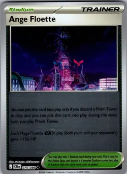 Ange Floette ME04: Chaos Rising 075/086 Uncommon Reverse Holo Pokemon Near Mint - Image 1