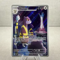 Watchog 097/086 Shiny Rare ME04: Chaos Rising Pokemon NM/M - Image 1
