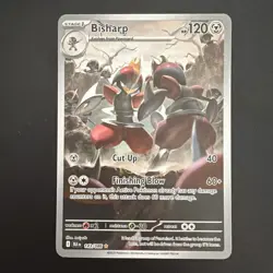 Pokemon TCG - Bisharp - 143/086 - Illustration Rare - SV: Black Bolt - Image 1