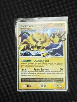 Pokemon TCG Electivire LV.X 121/123 Mysterious Treasures Holo - Image 1