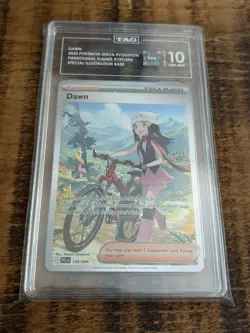 2025 Pokemon Phantasmal Flames Dawn Special Illustration Rare #129/094 TAG 10 - Image 3