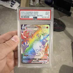 Pokemon Charizard VMAX 074/073 Champions Path Secret Rare Full Art Holo PSA 9 - Image 1