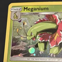Pokemon Lost Thunder MEGANIUM #8 COSMOS HOLO Australia Exclusive Knockout Promo - Image 5