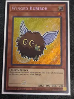 Winged Kuriboh MZMU-EN064 Secret Rare Maze of Muertos Yu-Gi-Oh Near Mint - Image 1