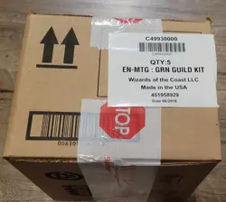 2018 NEW & SEALED MTG Guilds of Ravnica Guild Kit Case, 5 Kits, MT-NM - Image 2