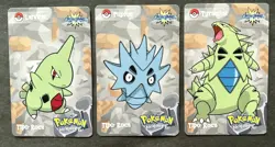 LARVITAR X PUPITAR X TYRANITAR LOT - POKEMON JOHTO COLLECTOONS POKEDEX CCG CARDS - Image 1