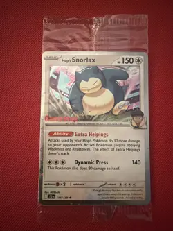 (Sealed) GAMESTOP Hop's Snorlax Stamped Promo Pokemon Card Exclusive NM - Image 1