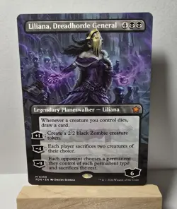 Liliana Dreadhorde General (Borderless) Foundations Regular Magic Card M 0359 - Image 1