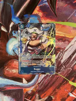 Buggy (048) (Alternate Art) OP16-048 The Time of Battle One Piece Card Game SR - Image 1
