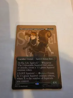 The Unbeatable Squirrel Girl Borderless MTG MSH Nm/M *ON HAND* - Image 1
