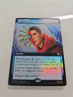 Crimp Error MTG Magic Spider-Sense 0284 Buy-a-Box Foil Promo - Image 1