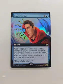 Crimp Error MTG Magic Spider-Sense 0284 Buy-a-Box Foil Promo - Image 3