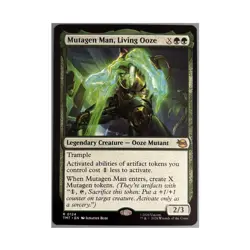 MTG TMNT Mutagen Man Living Ooze Rare NM Teenage Mutant Ninja Turtles - Image 1