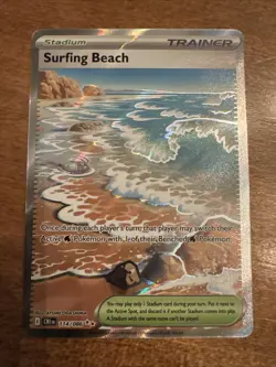2026 Pokemon TCG - ME04: Chaos Rising (CRI) Surfing Beach - 114/086 - Image 1