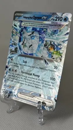 Wellspring Mask Ogerpon ex - 027/131 Holo Prismatic Evolutions Pokemon NM - Image 1