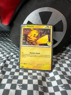 Pokemon Pikachu 30th Anniversary Pokemon Day Promo Stamped - 051 NM or better - Image 1