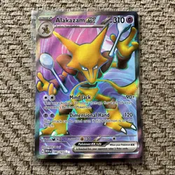 Pokemon TCG Alakazam ex Scarlet & Violet-151 188/165 Holo Ultra Rare Pack Fresh - Image 2