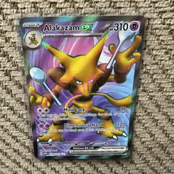 Pokemon TCG Alakazam ex Scarlet & Violet-151 188/165 Holo Ultra Rare Pack Fresh - Image 4