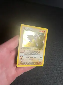 Pokemon TCG Hitmonlee 7/62 1st Edition Fossil Holo MP - Image 4