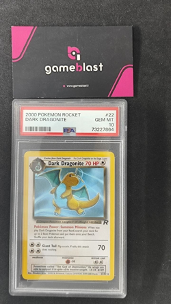 Pokemon TCG | Dark Dragonite (TR 22) | Team Rocket | PSA 10 - Image 1