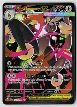 Mega Lopunny ex 128/094 Special Illustration Rare Phantasmal Flames Pokemon NM - Image 1