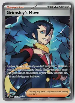Grimsley's Move 120/094 Ultra Rare Phantasmal Flames Pokemon Near Mint - Image 1