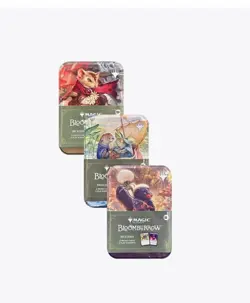 MTG Magic Bloomburrow Collector Tin, Complete Set Of 3 Factory Sealed New - Image 1