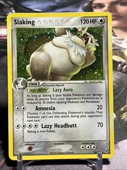 Slaking 15/107 Holo Rare - Deoxys - Pokemon TCG - Image 1